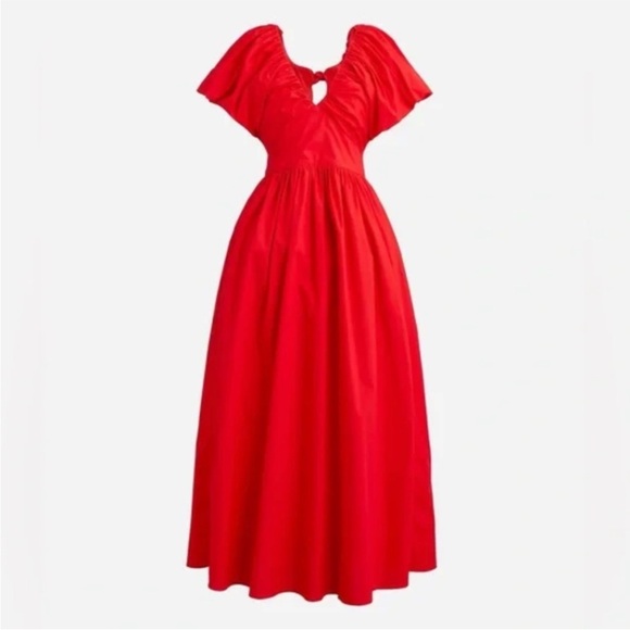 J.Crew STUNNING Cecily Dress in Cotton Poplin Size 4, NWOT - Picture 4 of 9